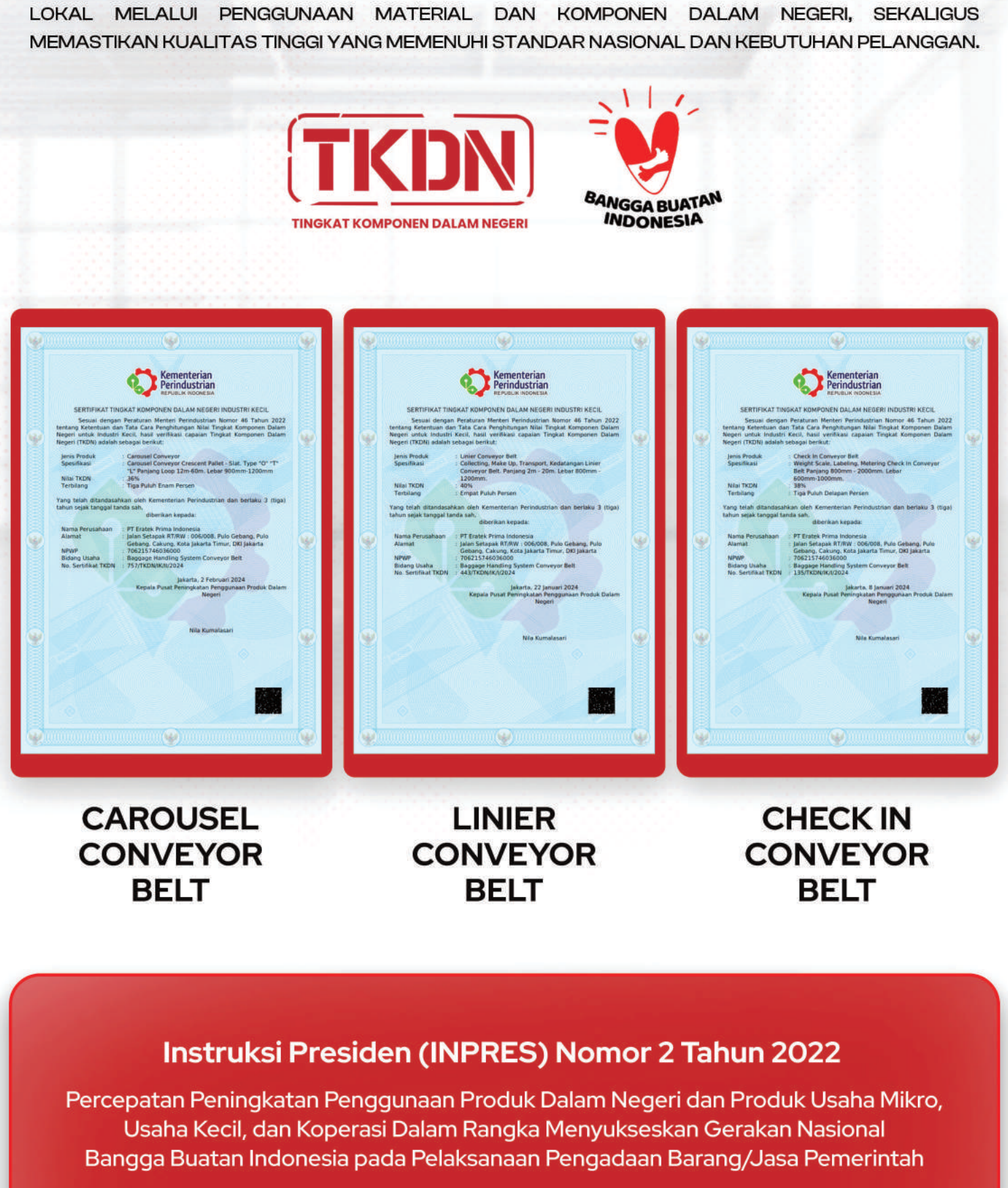 Sertifikat TKDN Kemenperin